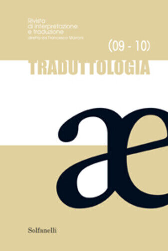 Traduttologia n. 9-10 di Aa.vv., 2013-2014, Tabula Fati