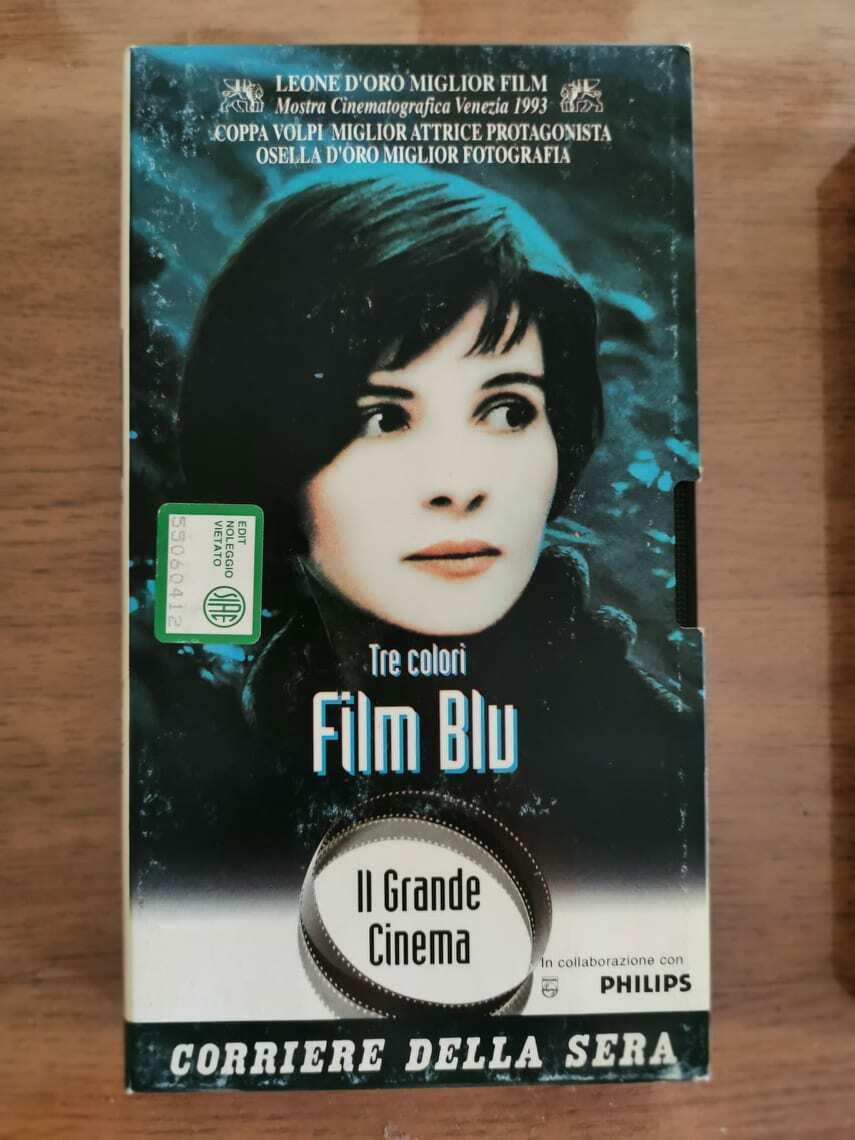 Tre colori FIlm Blu -K. Kieslowski - Corriere della Sera - 1993 - VHS - AR