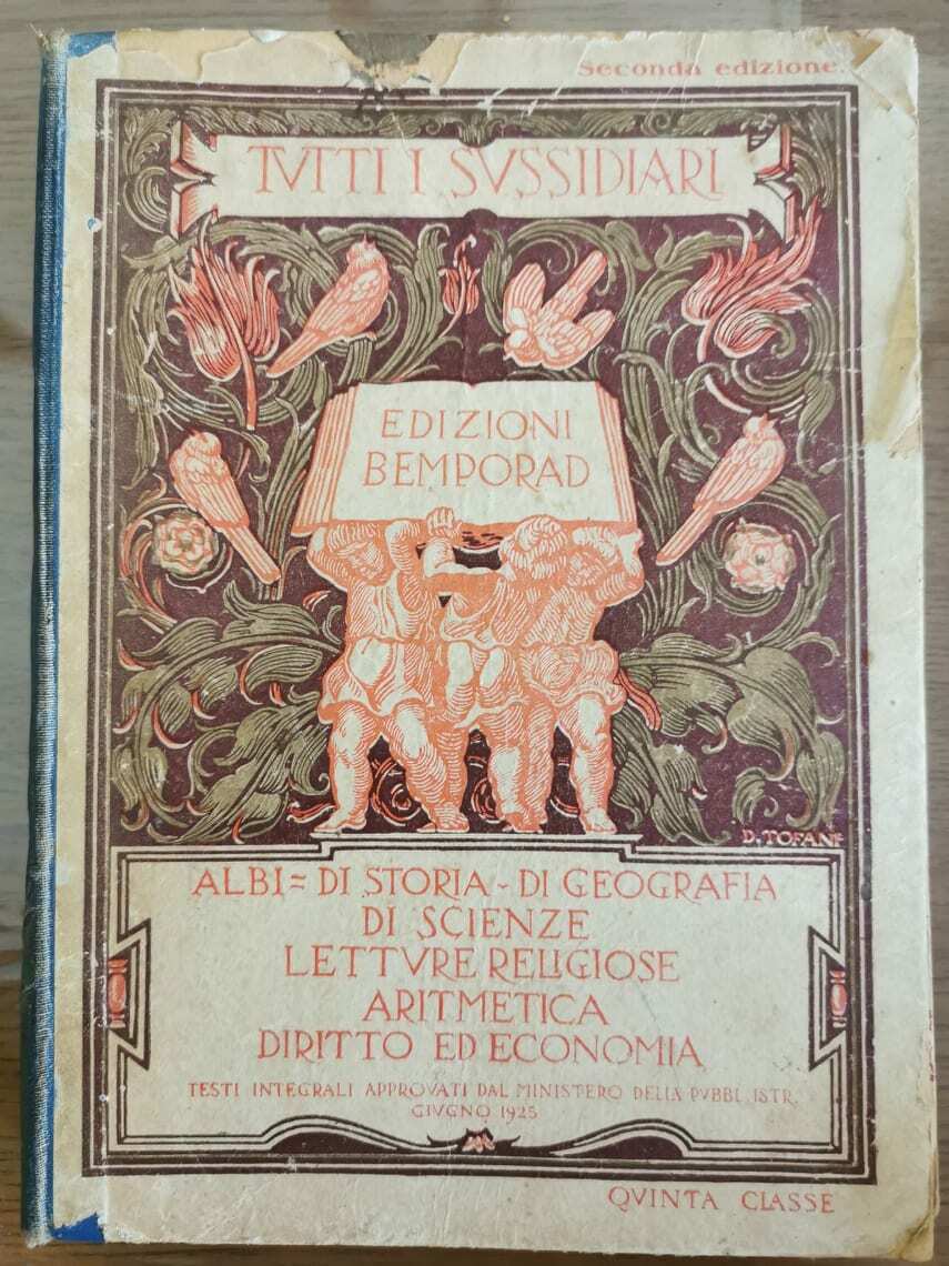 Tutti i sussidiari - C. Alberici - Bemporad - 1925 - AR