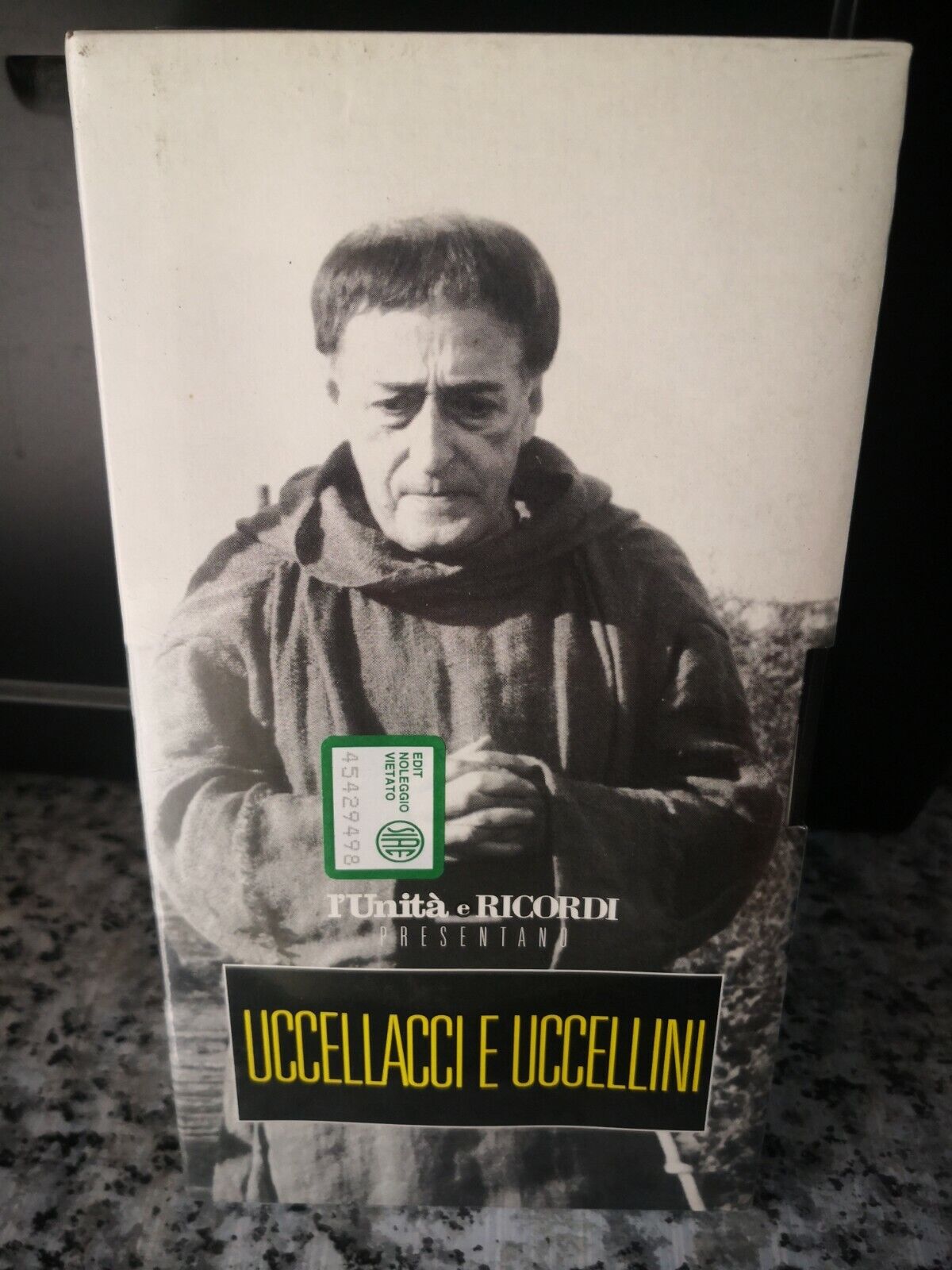 UCCELLACCI E UCCELLINI - Capolavori italiani n. 15 - vhs- 1966 - L'unit? -F