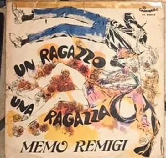 Un Ragazzo, Una Ragazza VINILE 45 GIRI di Memo Remigi,  1969,  Carosello