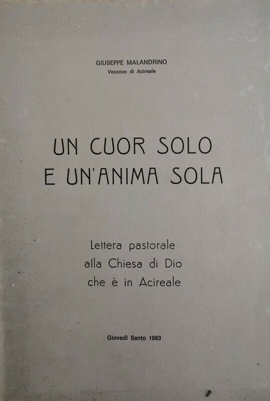 Un cuor solo e un?anima sola,  di Giuseppe Malandrino,  1983- ER