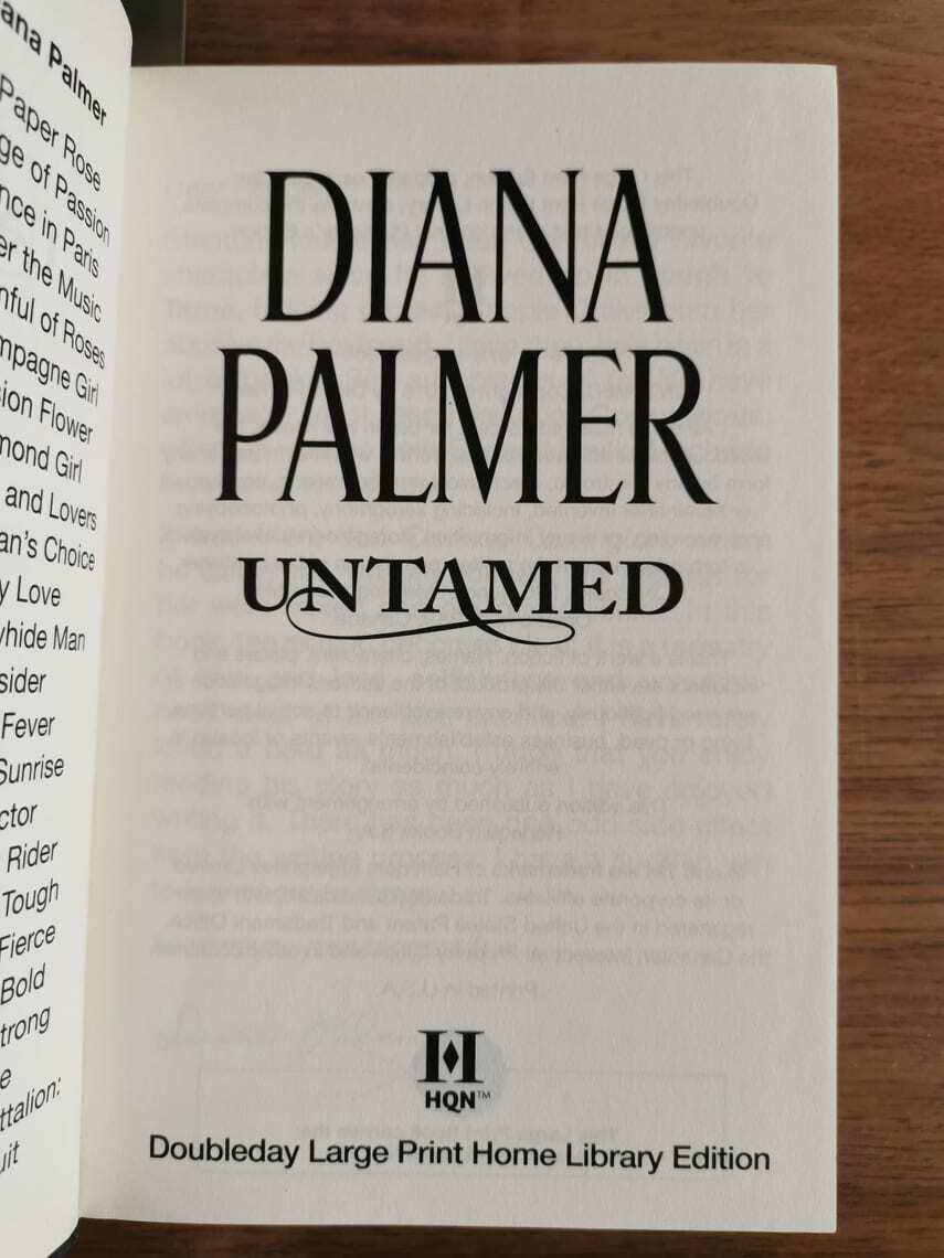 Untamed - D. Palmer - Doubleday - 2015 - AR