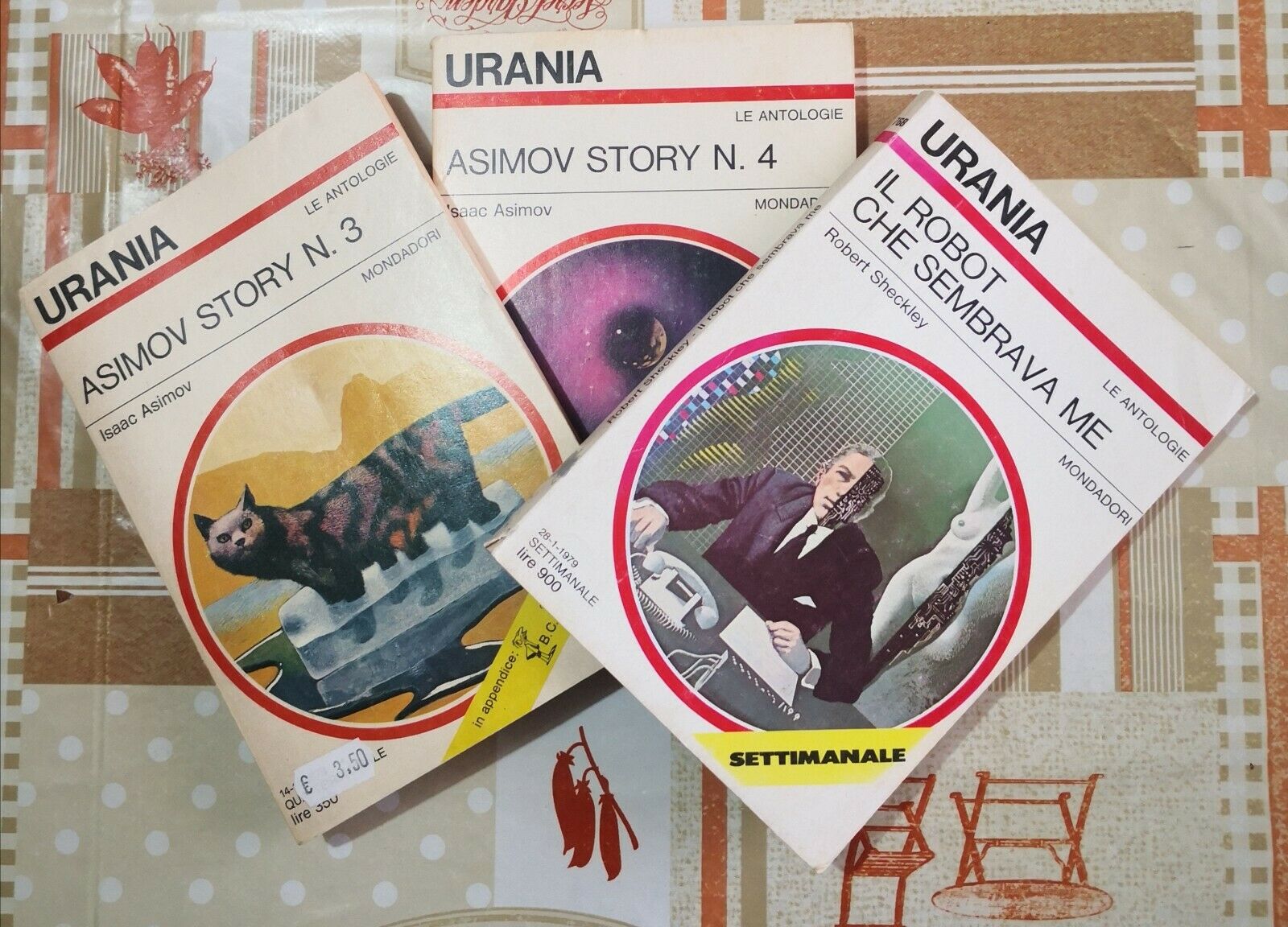  Urania- Le antologia  di Isaac Asimov N 3 - 4 , Il robot... Sheckley   1973, -F