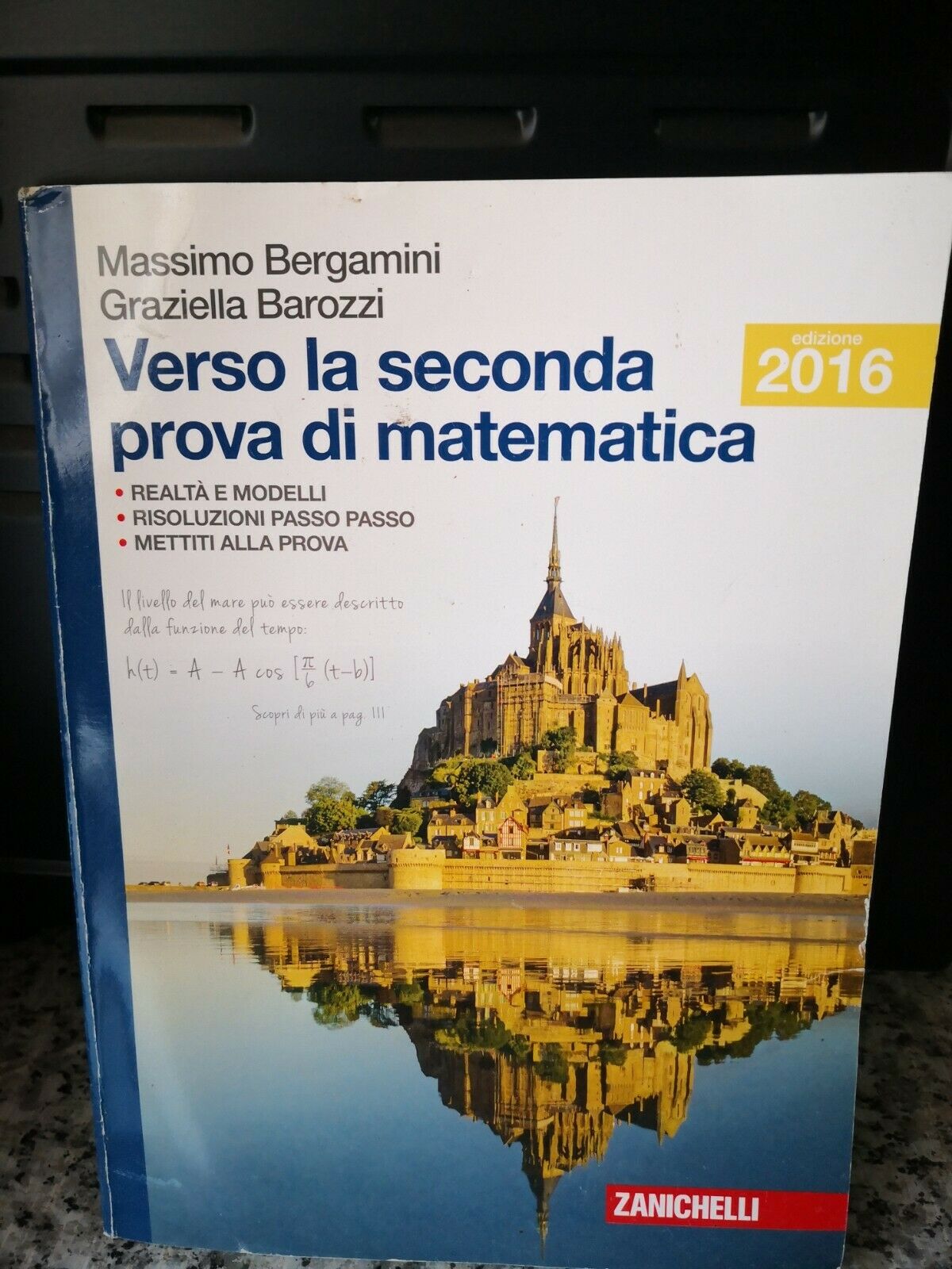 Verso la seconda prova di matematica  di V. Bergamini , G.borozzi,  2016, -F