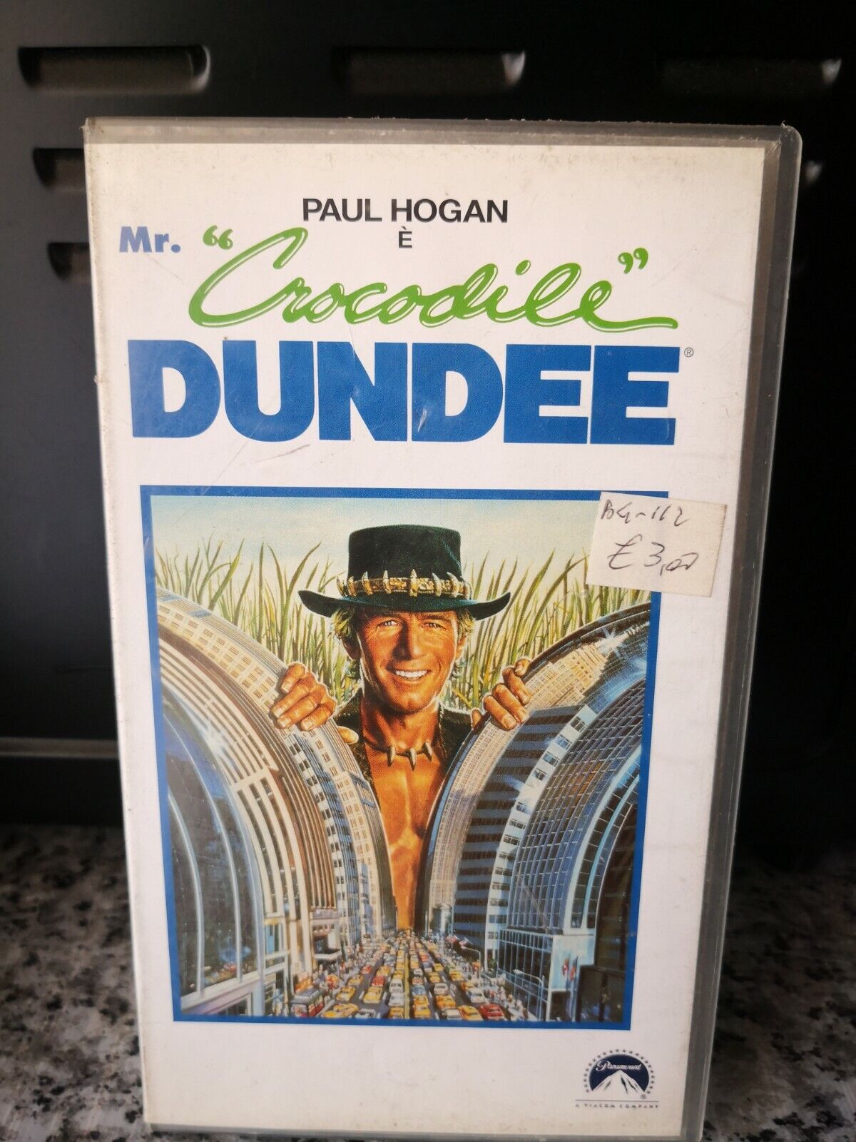 Vhs Mr. Crocodile Dundee con Paul Hogan - vhs -1986 - Univideo -F