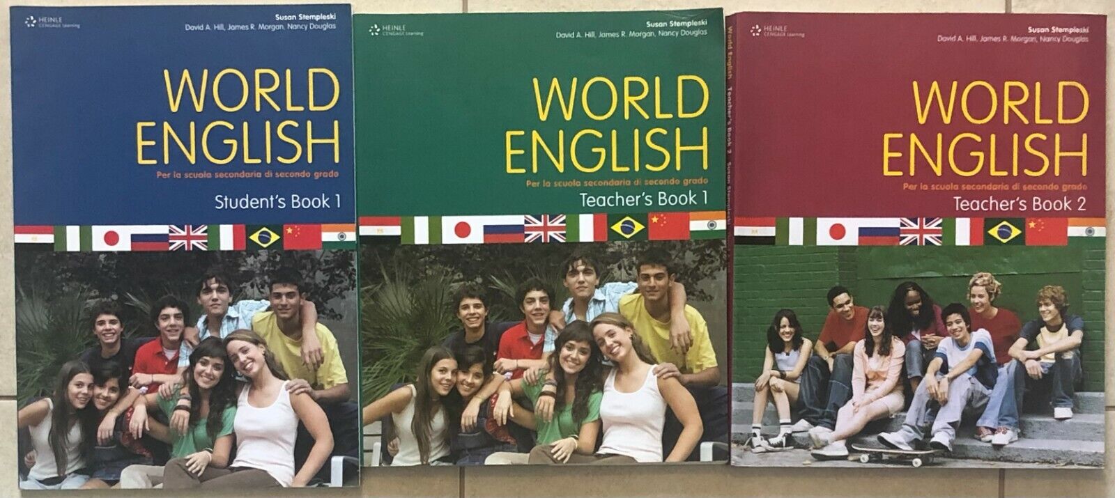 World English 1-2 Student?s Book+Teacher?s Book di David A. Hill,  2008,  Heinle