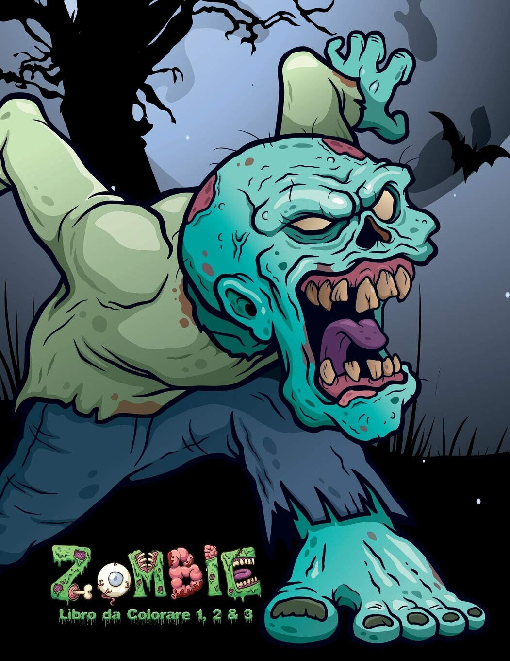 ZOMBIE LIBRO DA COLORARE 1, 2 3 - NICK SNELS -  Independently published, 2019
