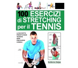 100 esercizi di stretching per il tennis - Guillermo Seijas - elika, 2017