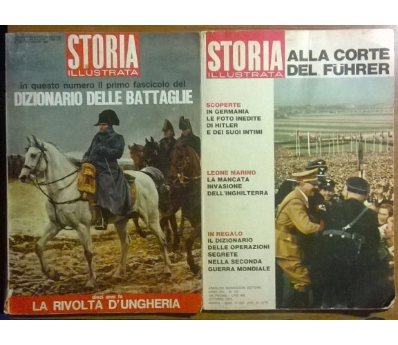 2 Num. Storia illustrata - n. 155, n. 108, Mondadori, 1970, 1966 - L
