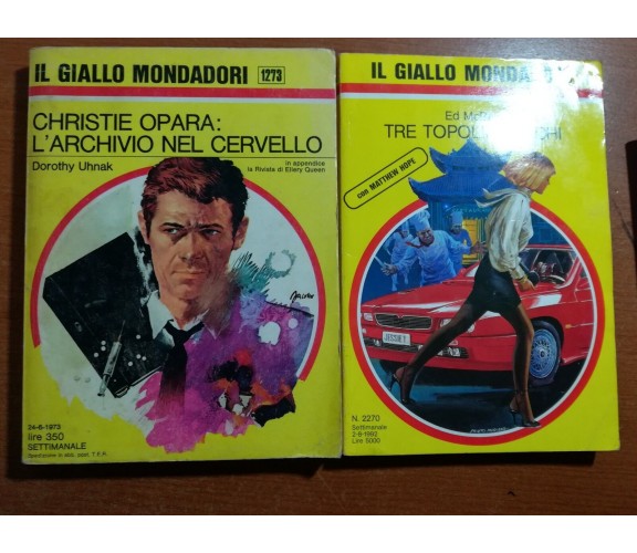 2 Vol. Il giallo mondadori - AA.VV. - Mondadori - 1973   - M