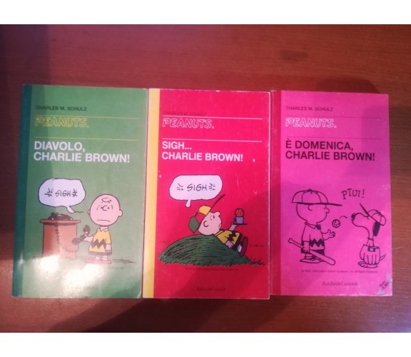 3 fumetti Peanuts - Charles M.Schulz - Balini & Castoldi - 1998 - M