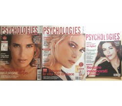 3 riviste Psychologies magazine di Aa.vv., Hachette