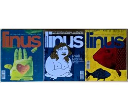 3 voll. Linus - Rivista di fumetti e diversità 1998/1999 Baldini & Castoldi - L 