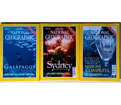3 voll. National Geographic Italia - Edizioni La Repubblica 1999/2000 - L 