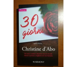 30 Giorni - Christine d'Abo - Harmony - 2017 - M