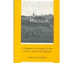 4° CAMPAGNA DI RILEVAMENTO DEI BENI ARTISTICI E CULTURALI DELL'APPENNINO  