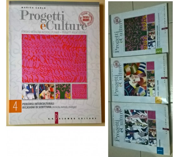 4 Voll. Progetti e culture - Carlà, Merlante - 2003, G. B. Palumbo - L