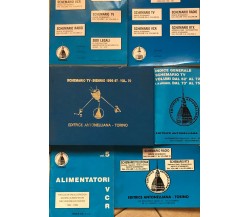 6 Volumi schemario radio-telefonia-rtx di Aa.vv., Editrice Antonelliana Torin