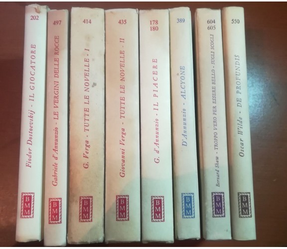 8 Volumi Biblioteca Moderna Mondadori - AA.VV. - Mondadori - 1957 - M