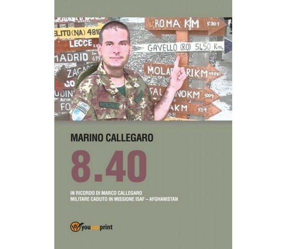 8.40 - di Marino Callegaro,  2017,  Youcanprint - ER