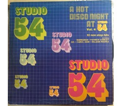 A hot disco night at Studio 54 Vol. 4 VINILE di Aa.vv.,  1982,  Messaggerie Musi