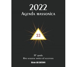 Agenda Massonica Tema Speciale 33° Grado | Calendario - Settimanale - Pianificaz