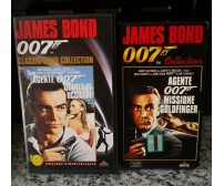 Agente 007 - 2 vhs - licenza di uccidere e missione goldfinger -1996 -F