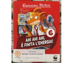 Ahi, ahi, ahi, è finita l’energia! di Geronimo Stilton, 2019, Piemme