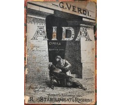 Aida di Giuseppe Verdi, 1955, R. Stabilimento Ricordi