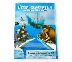 Album L’era glaciale 4 Continenti alla deriva+3 card NUOVO di 20th Century Fox, 