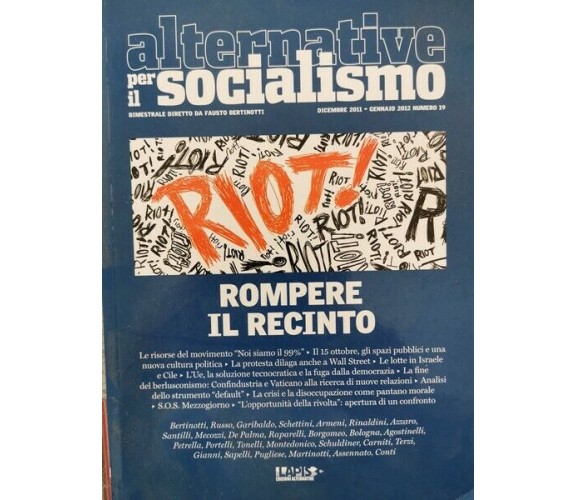 Alternative per il socialismo (bimestrale, dicembre 2011)  - ER