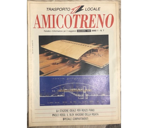 Amicotreno n. 7/1992 di Ferrovie Dello Stato,  1992,  Leonardo Periodici Srl