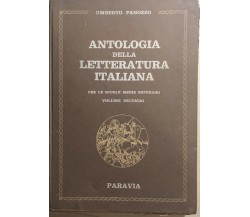 Antologia della letteratura italiana per le scuole medie superiori Vol.II di Umb