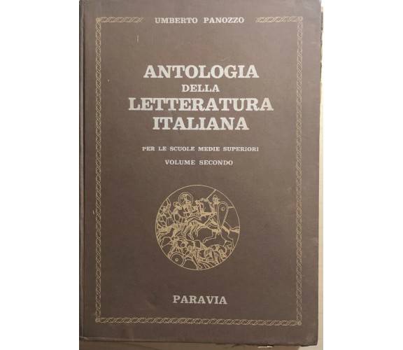 Antologia della letteratura italiana per le scuole medie superiori Vol.II di Umb