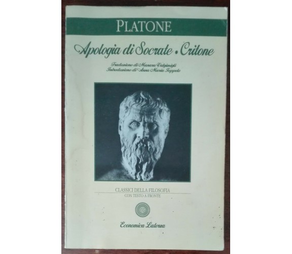 Apologia di Socrate Critone - Platone - Laterza, 2008 - A