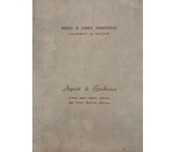 Appunti di Biochimica  delle lezioni del Prof. Enrico Boccù (Padova) - ER