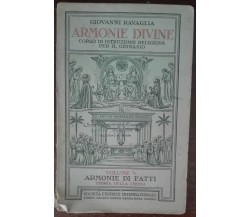 Armonie Divine - Giovanni Ravaglia - Società editrice internazionale,1932 - A