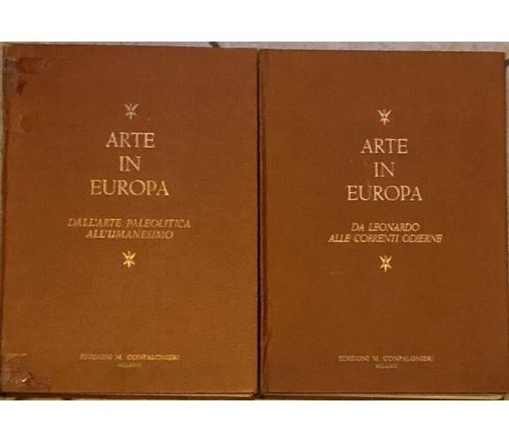 Arte in Europa 2 volumi di Aa.vv., 1965, Edizioni Confalonieri