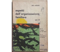 Aspetti dell’organizzazione familiare Vol. II di Viti Arduini,  Editrice Galileo