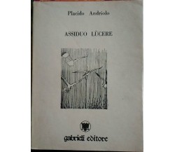  Assiduo Lùcere - Placido Andriolo, 1989,  Gabrieli Editore 
