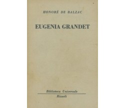 Balzac Honorè De - EUGENIA GRANDET.