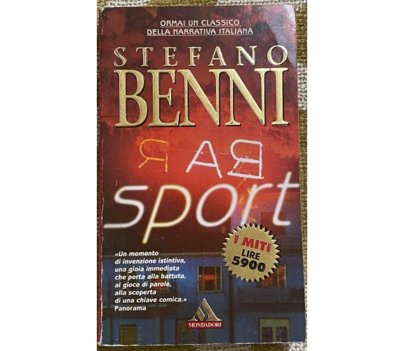 Bar sport - Stefano Benni - Mondadori - 1995 - M