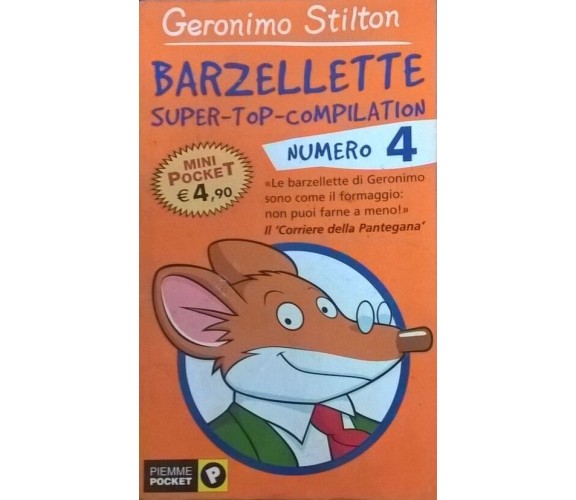 Barzellette super top compilation 4 Geronimo Stilton (Piemme Pocket 2004) Ca