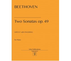 Beethoven Two Sonatas Op. 49 Urtext with Fingering di Ludwig Van Beethoven,  202