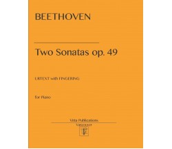 Beethoven Two Sonatas Op. 49 Urtext with Fingering di Ludwig Van Beethoven,  202