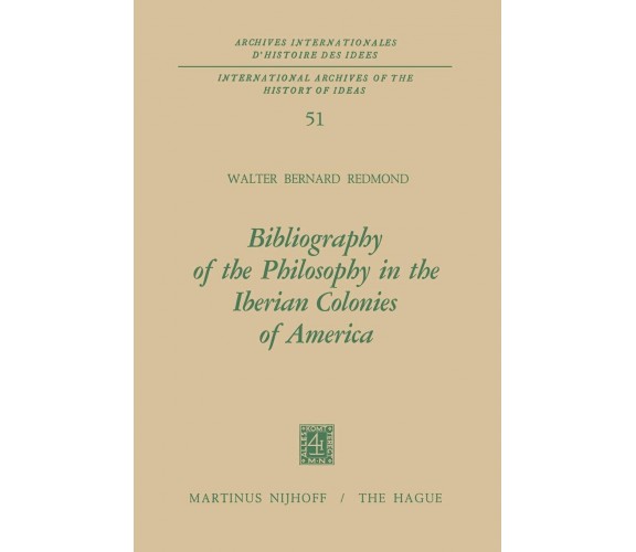 Bibliography of the Philosophy in the Iberian Colonies of America - Springer