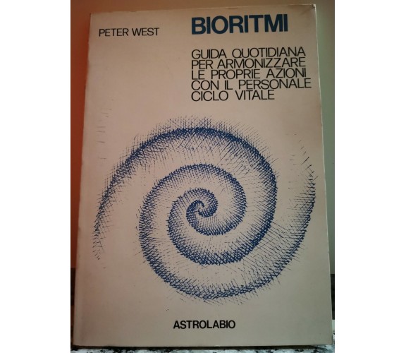 Bioritmi di Peter West,  1980,  Astrolabio-F