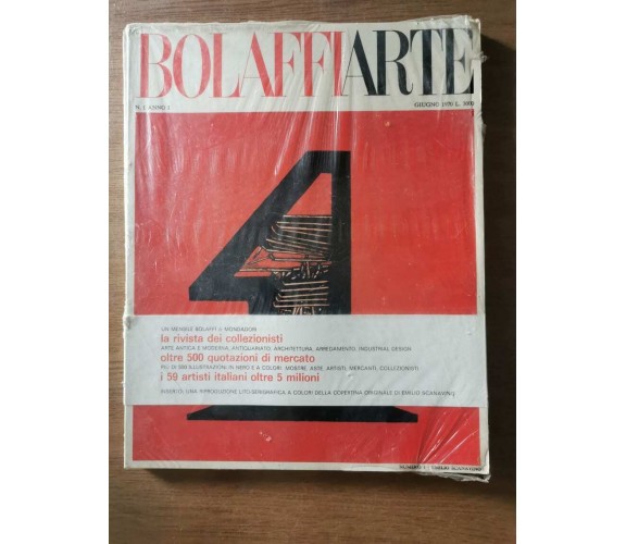 Bolaffi arte n.1 con litografia - Bolaffi & Mondadori editori - 1970 - AR