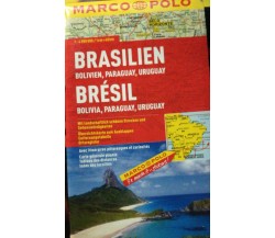Brasile, Bolivia, Paraguay, Uruguay 1:4.000.000	 di Marco Polo,  2012,  97888663